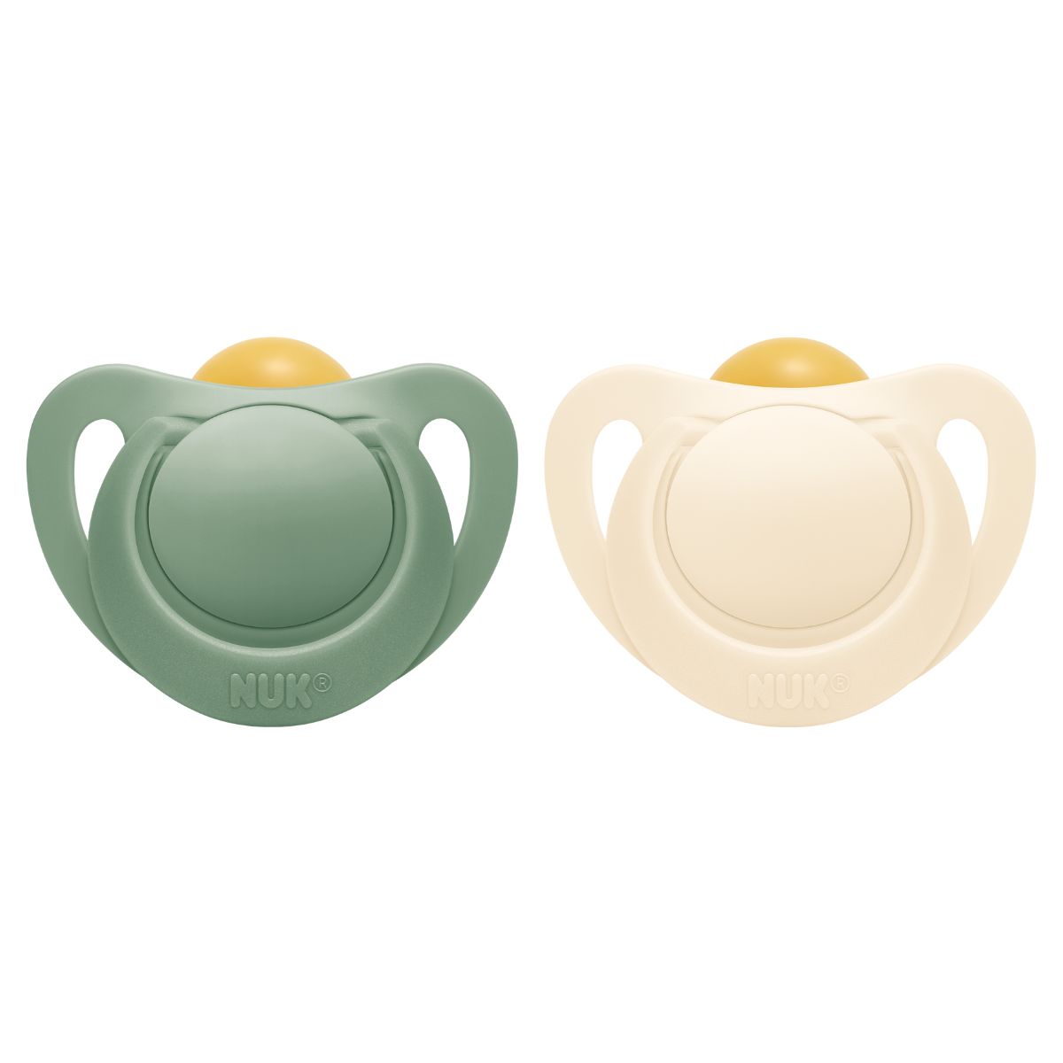 NUK for Nature Latex 18-36 mån Green/Cream 2 st