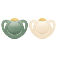 NUK for Nature Latex 18-36 mån Green/Cream 2 st