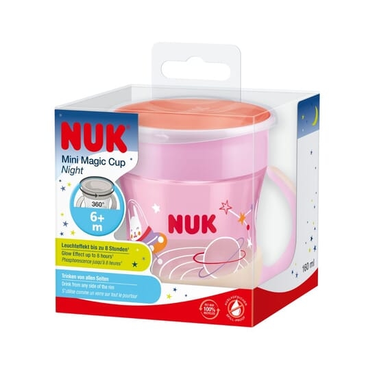 NUK Evolution Mini Magic Cup 160 ml Night Pink