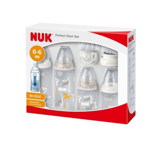 NUK First Choice+ Perfect Start Nappflaskset White