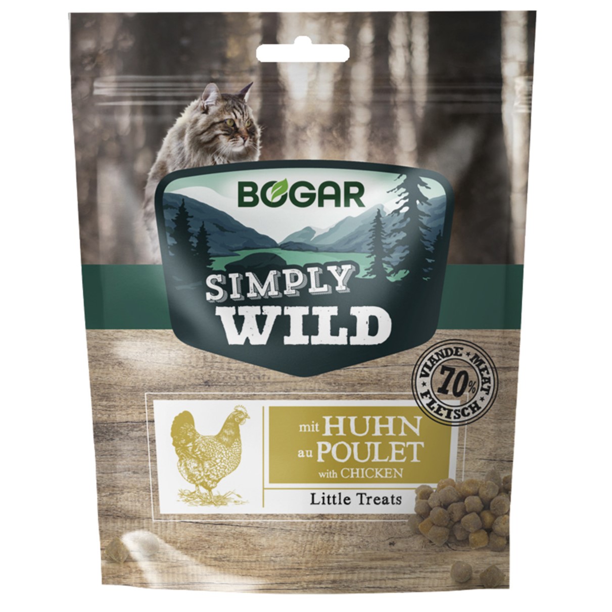 Bogar Simply Wild Little Treats Chicken Katt 50 g