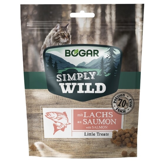 Bogar Simply Wild Little Treats Salmon Katt 50 g