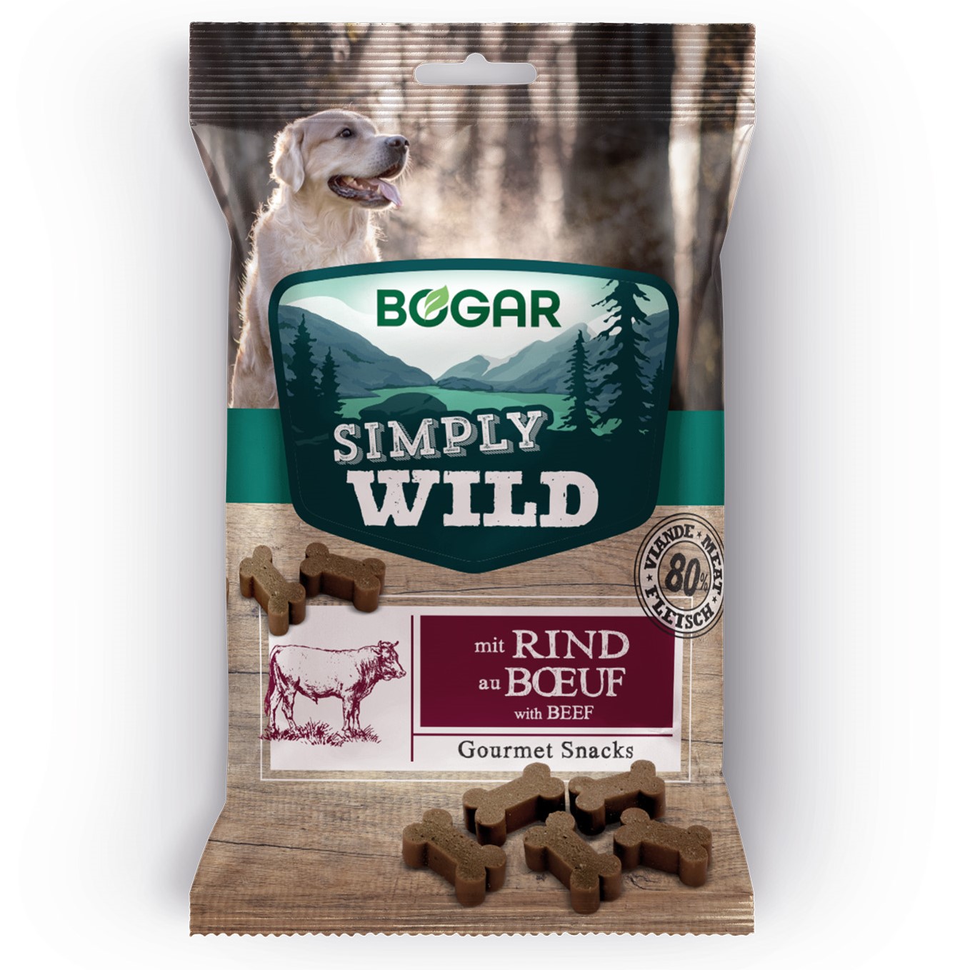Bogar Simply Wild Beef Dog 100 g