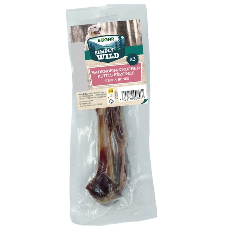 Bogar Simply Wild Mini Ham Dog Bones 100 g