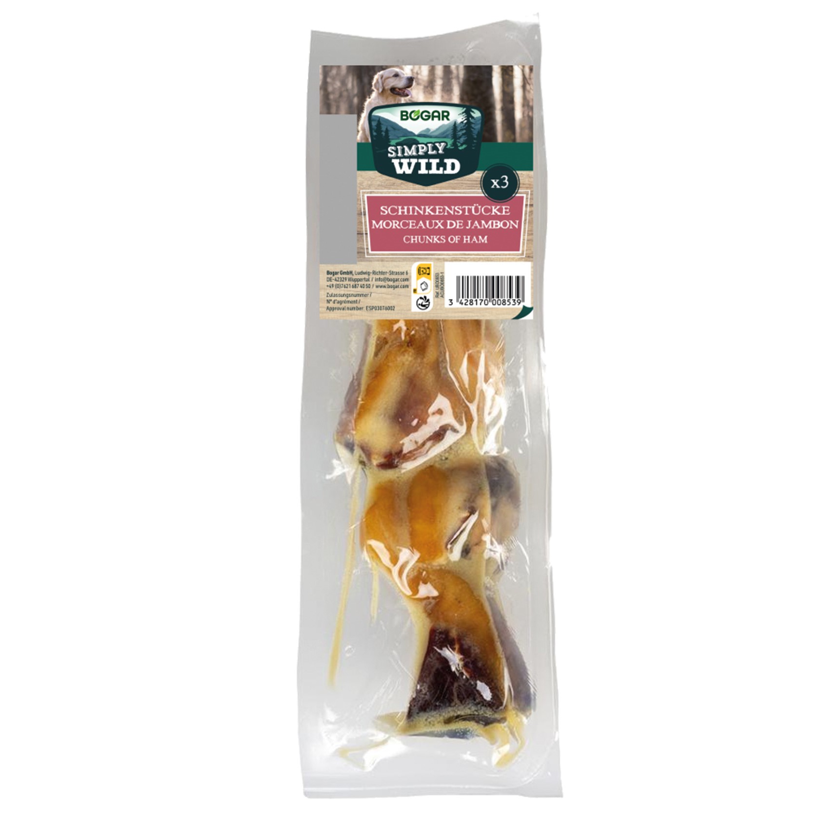 Bogar Simply Wild Chunks Dog 90 g