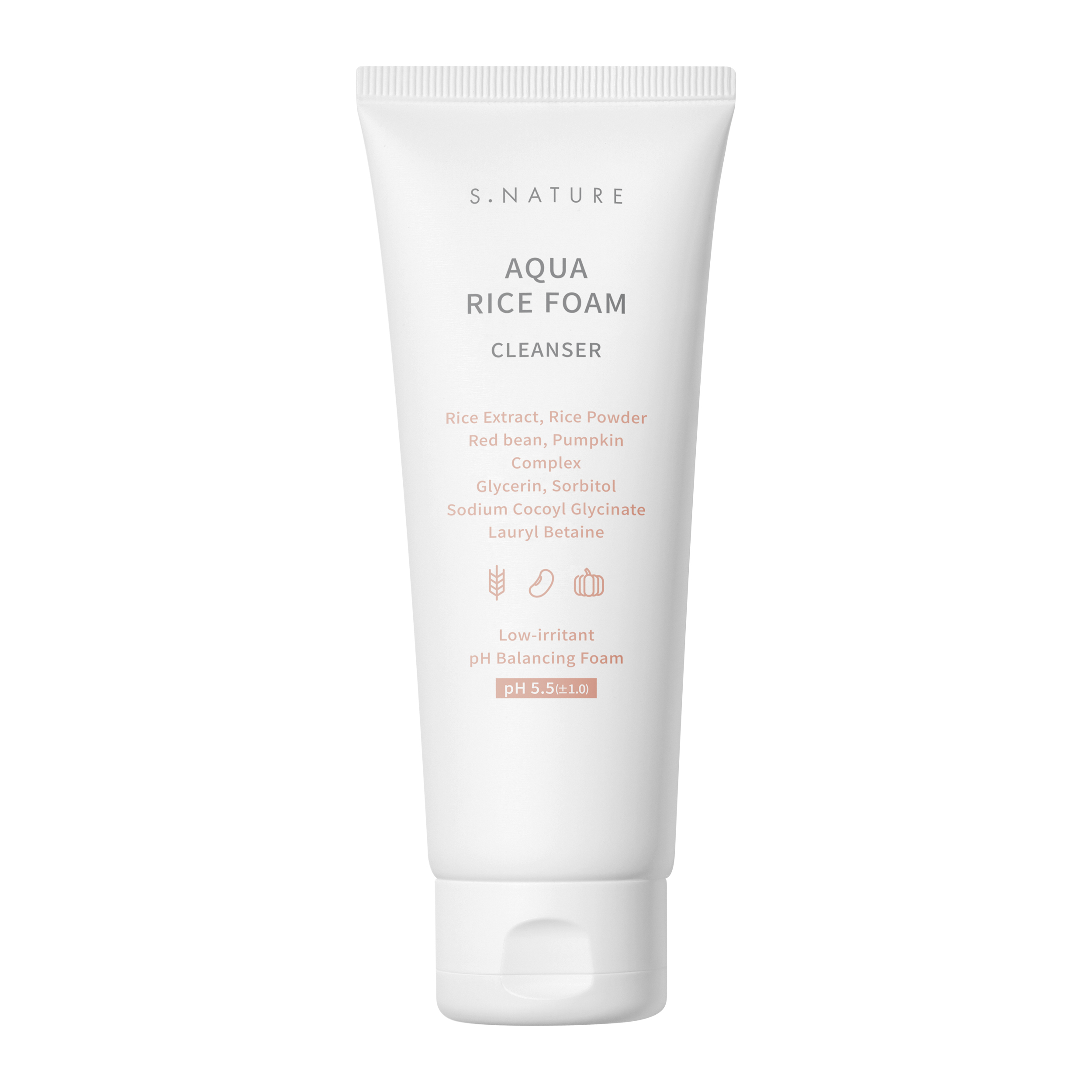 S.NATURE Aqua Rice Foam Cleanser 160 ml
