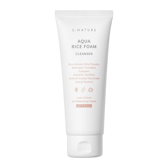 S.NATURE Aqua Rice Foam Cleanser 160 ml