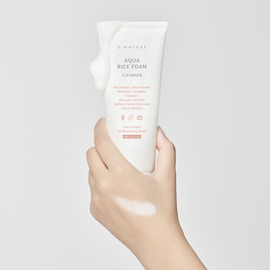 S.NATURE Aqua Rice Foam Cleanser 160 ml