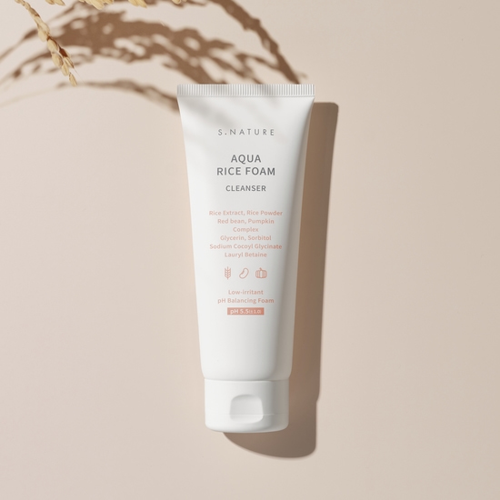 S.NATURE Aqua Rice Foam Cleanser 160 ml