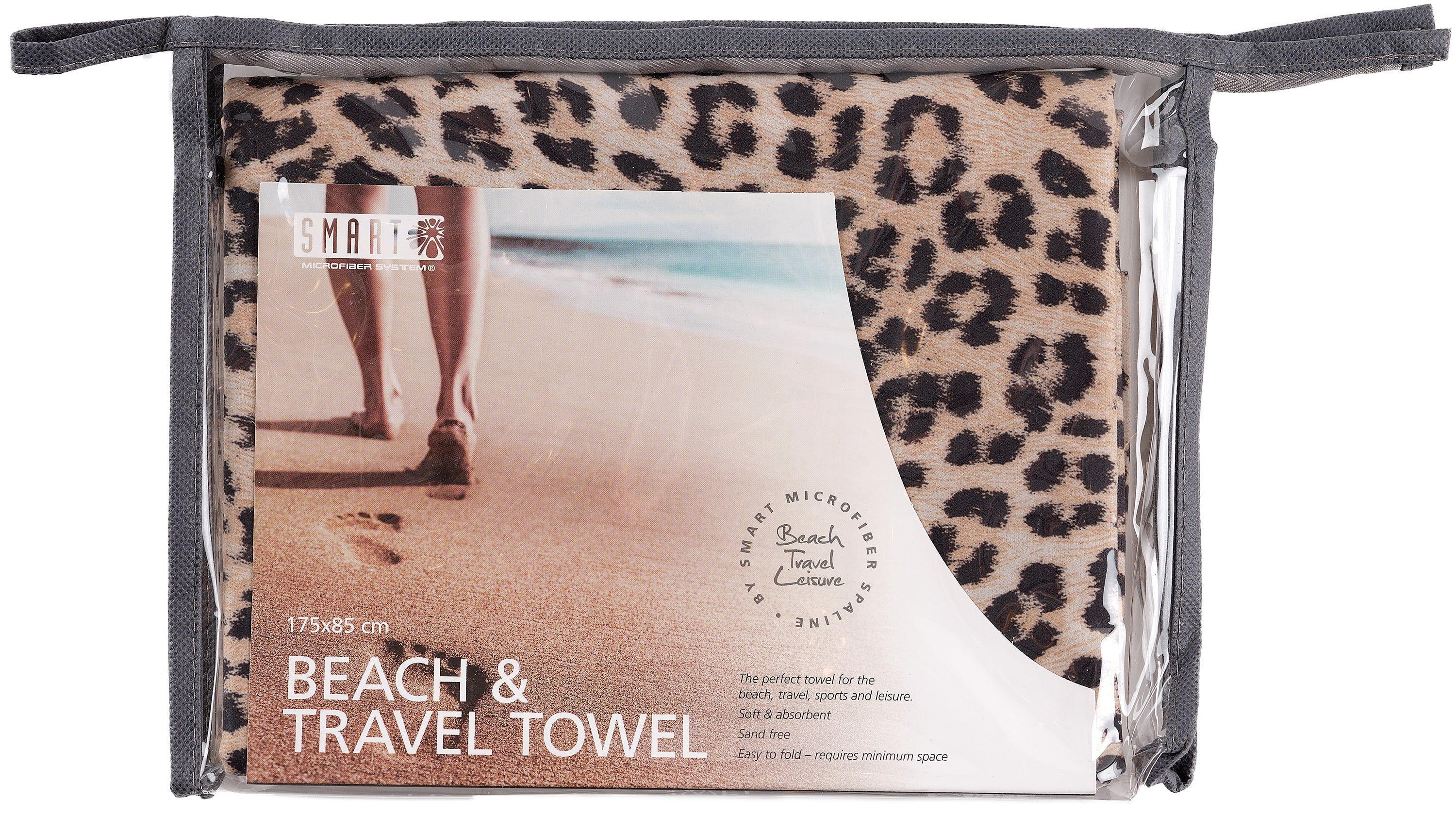 Smart Microfiber Beach Towel Leopard