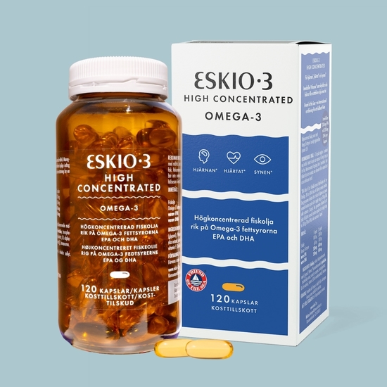 ESKIO-3 High Concentrated Omega-3 120 kapslar