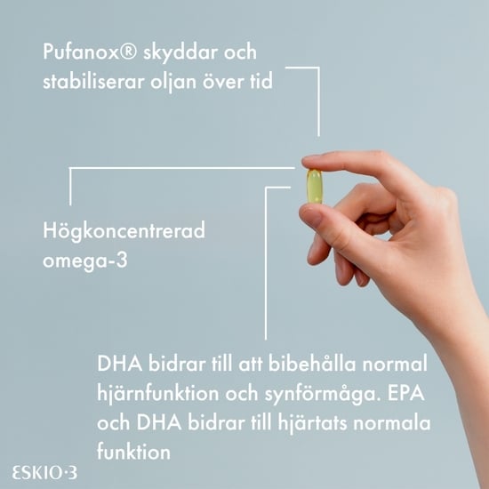 ESKIO-3 High Concentrated Omega-3 120 kapslar