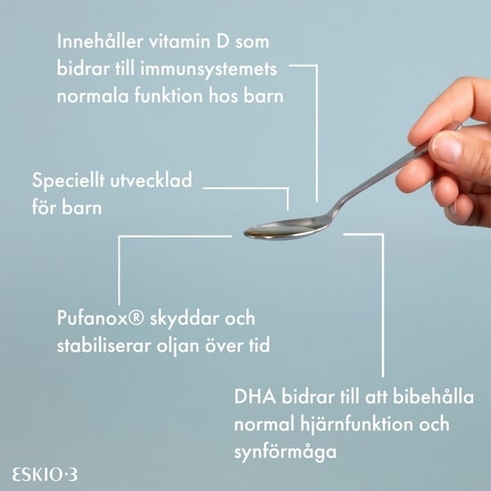 ESKIO-3 Kids Omega-3,-6,-9 Flytande 210 ml