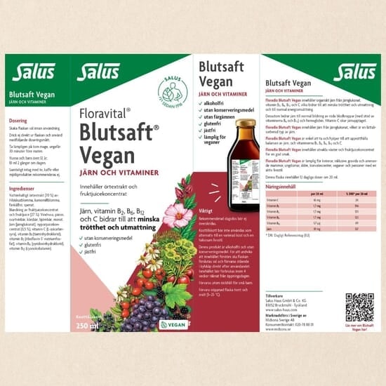Salus Blutsaft Vegan 250 ml