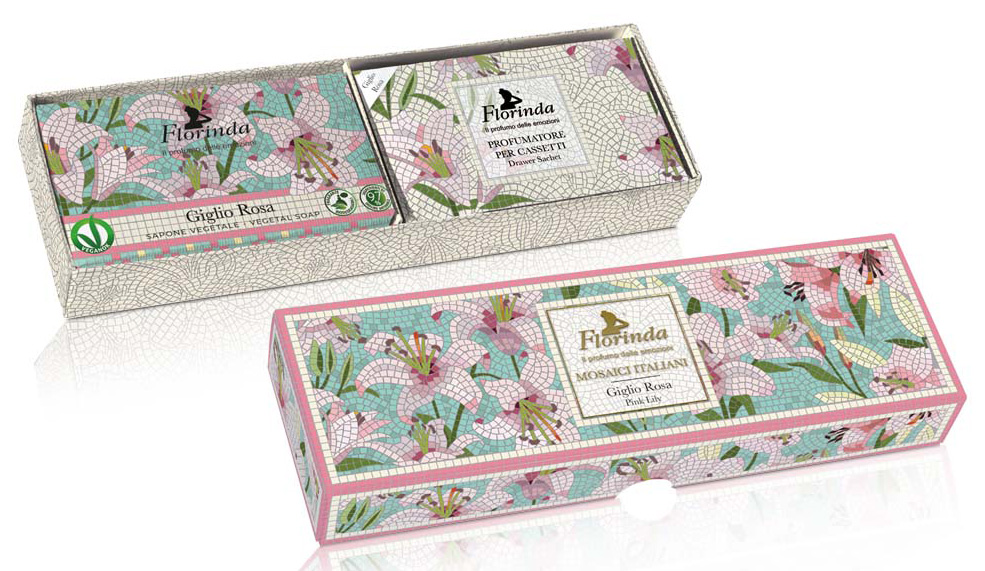 Florinda Gift Set Pink Lily Soap