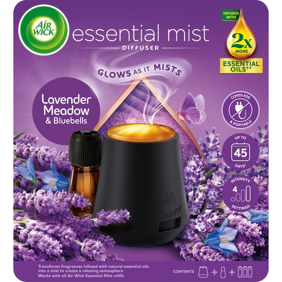 Air Wick Essential Mist Starterkit Lavender Meadow & Bluebells