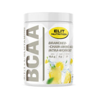Elit Nutrition BCAA 4:1:1 + L-glutamine med Elektrolyter Citrus 400 g