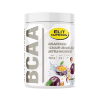 Elit Nutrition BCAA 4:1:1 + L-glutamine med Elektrolyter Passion Fruit 400 g