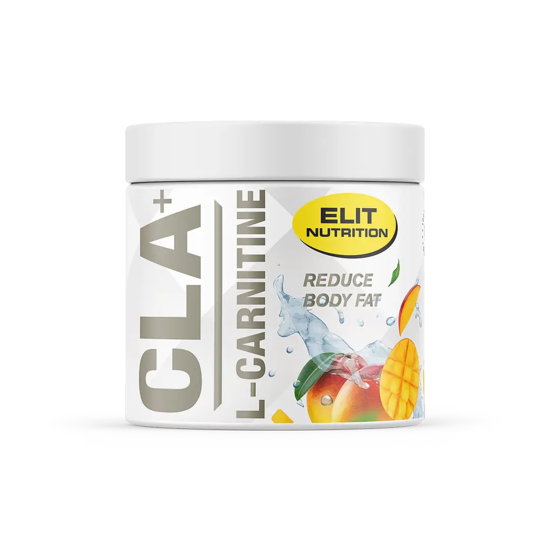 Elit Nutrition CLA + L-Carnitine Fettförbränningspulver Mango 180 g