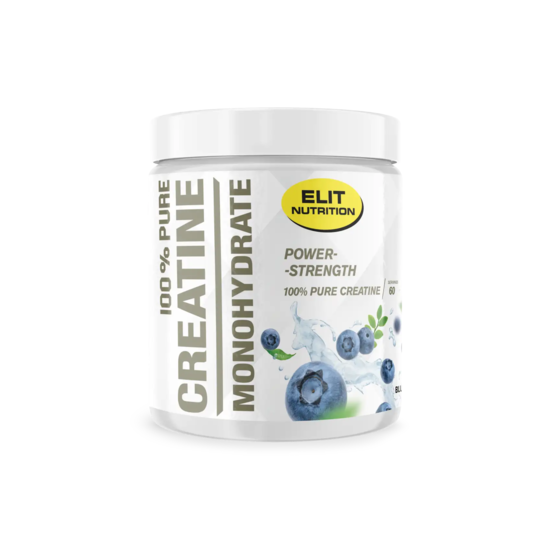 Elit Nutrition 100% Pure Kreatin Monohydrat Blueberry 300 g