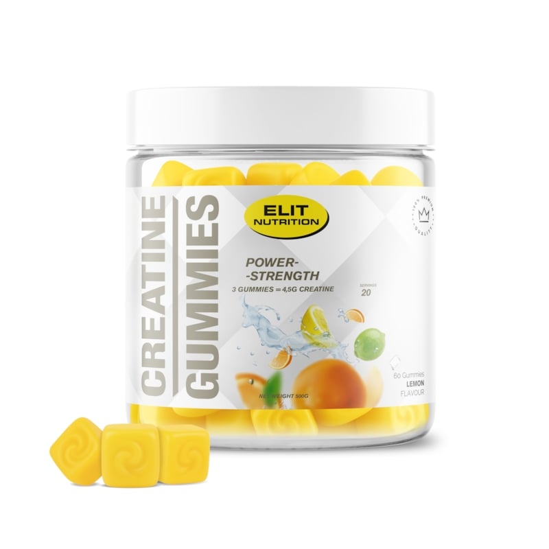 Elit Nutrition Creatine Gummies 4500 mg Lemon 60 gummies