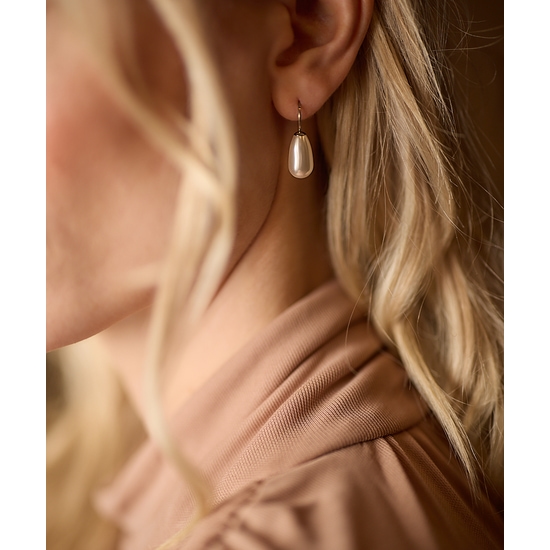 Blomdahl NT Pendant Pearl Drop 15 mm White