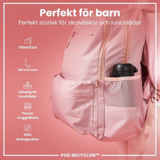 ION8 Vattenflaska För Barn Svart 350 ml