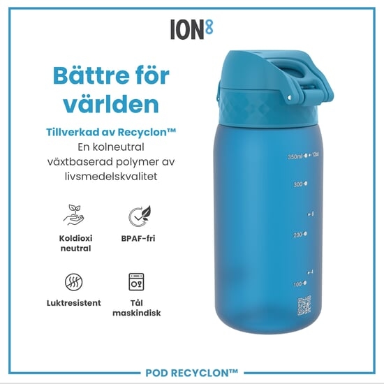 ION8 Vattenflaska För Barn Blå 350 ml