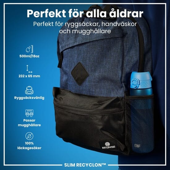 ION8 Vattenflaska Blå 500 ml