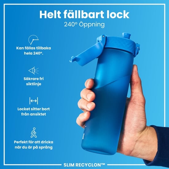 ION8 Vattenflaska Blå 500 ml