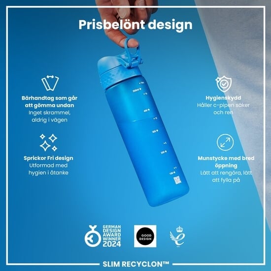 ION8 Vattenflaska Blå 500 ml