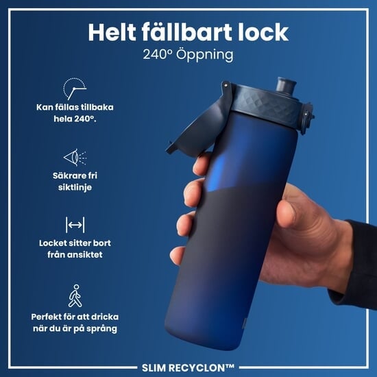 ION8 Vattenflaska Marinblå 500 ml