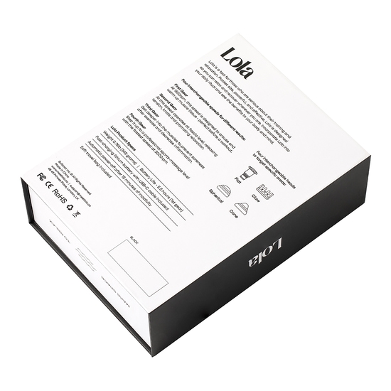 Lola Massage Gun Black 2.0