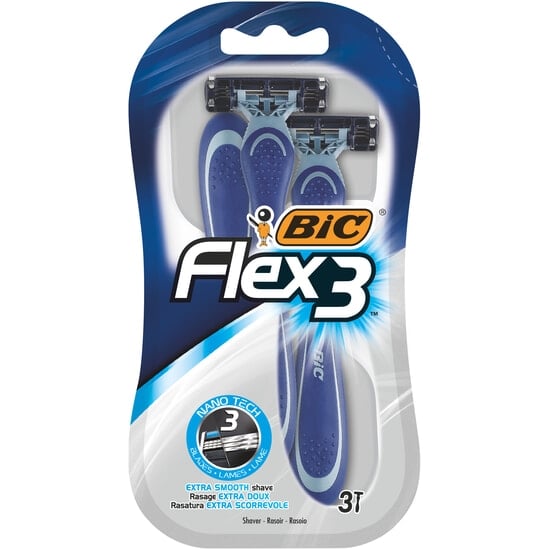 BIC Flex 3 Rakhyvlar 3 st