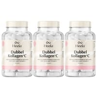 Heela Dubbel Kollagen + C (TYP 1 & 3) 90 kapslar 3-pack