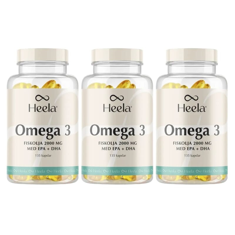 Heela Omega 3 135 kapslar 3-pack