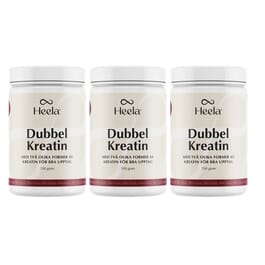 Heela Dubbel Kreatin 350 g 3-pack