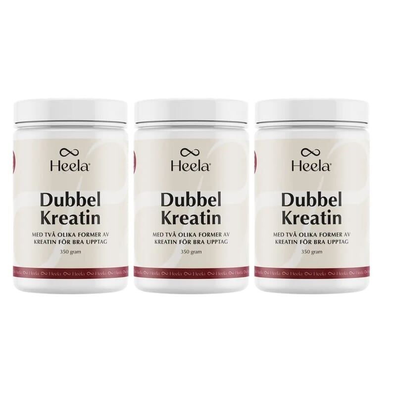 Heela Dubbel Kreatin 350 g 3-pack