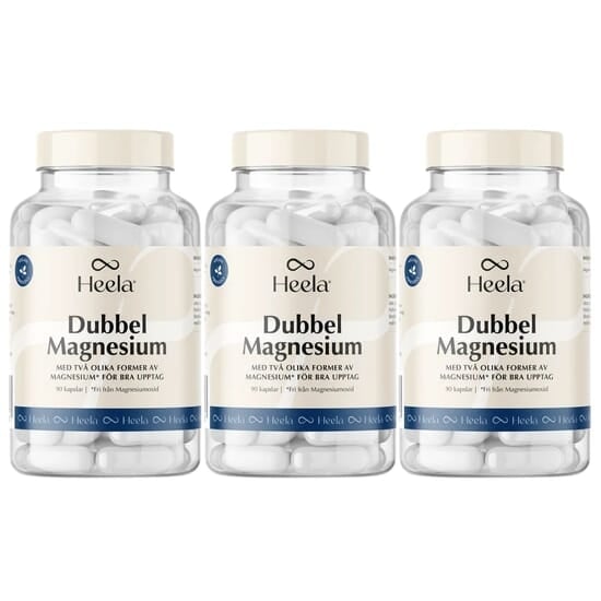 Heela Dubbel Magnesium 90 kapslar 3-pack