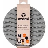 Ozami Slow Feeder Bowl Insert Wave Grå