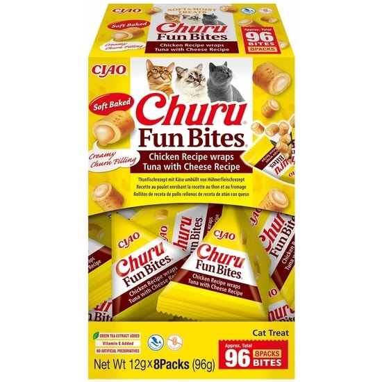 Churu Cat Fun Bites Tuna with Cheese 8 st
