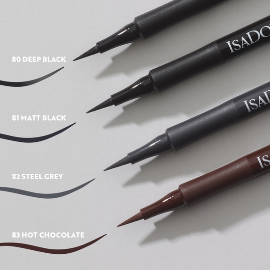 IsaDora Flex Tip Eyeliner 81 Matt Black 1,2 ml