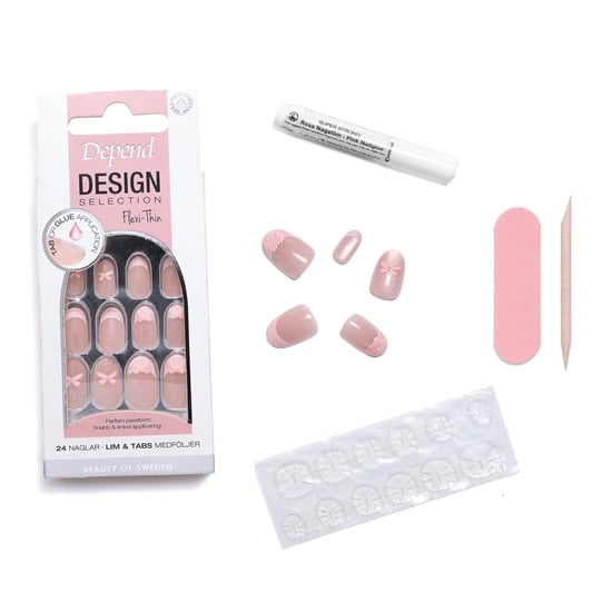 Depend Design Selection Pink Bow Oval