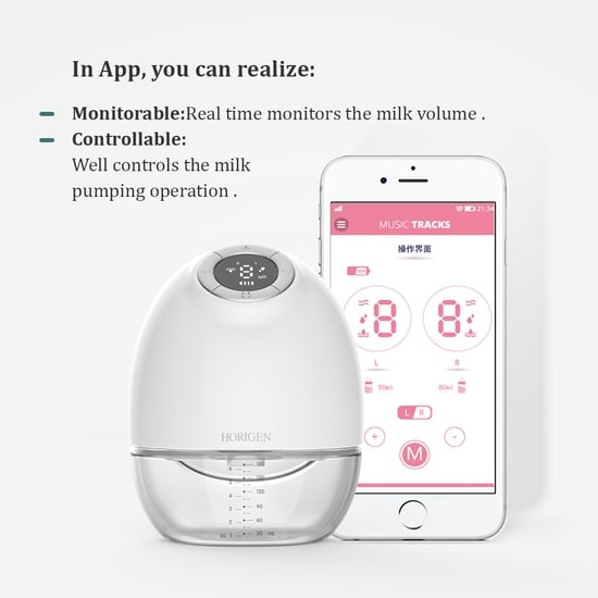 Horigen E4 Single Automatisk Bröstpump med App