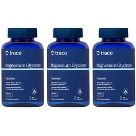 Trace Minerals Magnesium Glycinate 120 mg 90 kapslar 3-pack