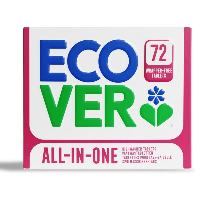 Ecover Disktabletter All-in-One Citrus 72 st