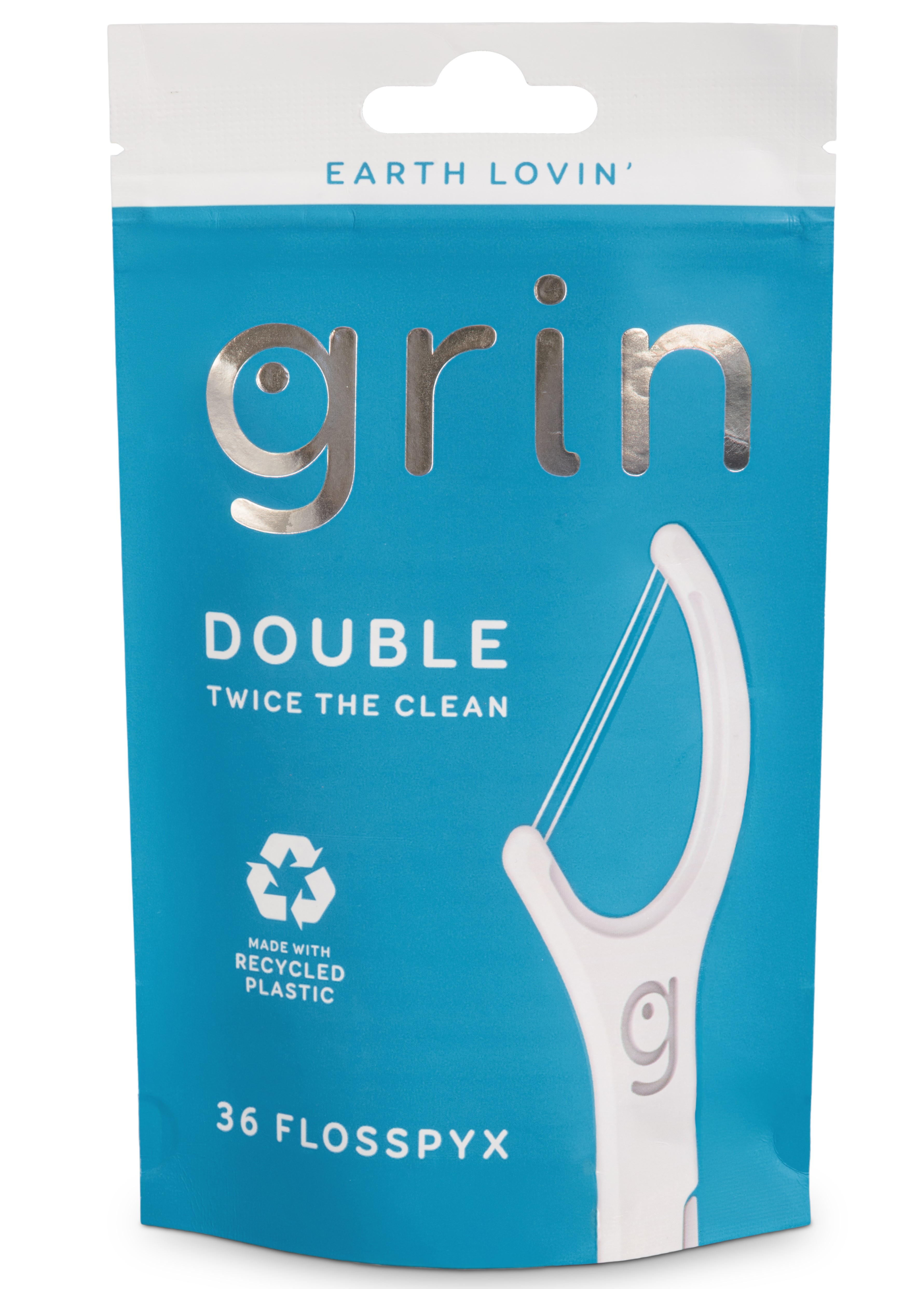 Grin Double Tandtrådsbygel Flossypyx 36 st
