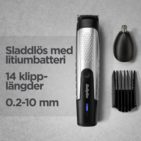 BaByliss Skäggtrimmer Lithium Power T812E
