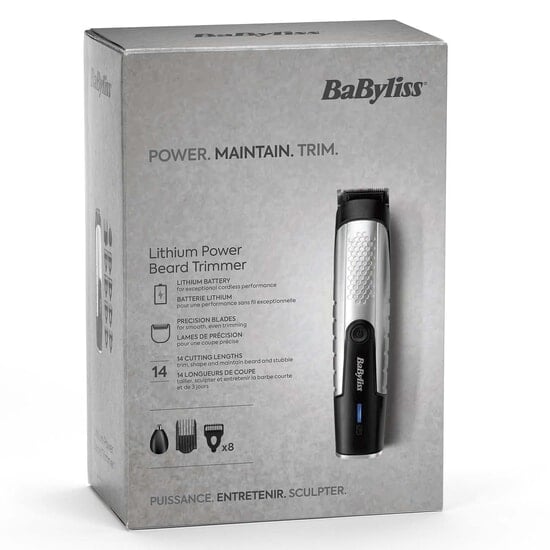 BaByliss Skäggtrimmer Lithium Power T812E
