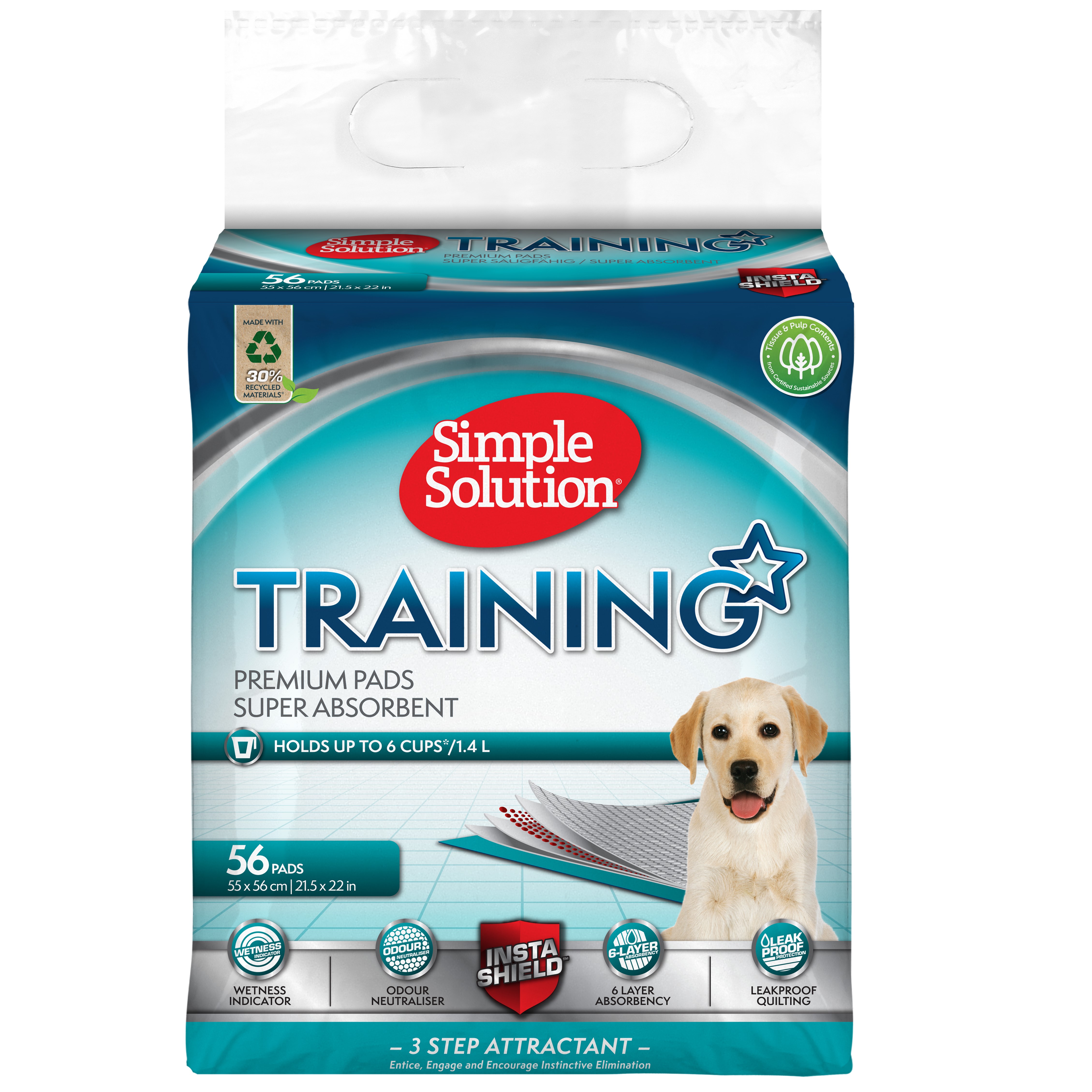 Simple Solution Premium Puppy Training Pads 56 st